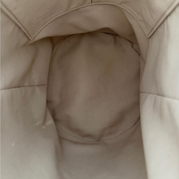 Woven Straw Tote with Ribbon Handle - Picture 3 of 6